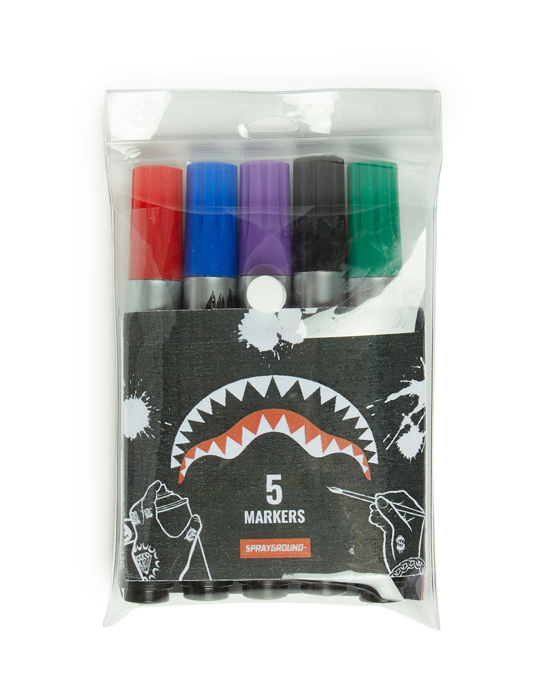 Limited Edition THE SPRAYGROUND DIY WHITE BACKPACK VEGAN LEATHER & INNER MONEY LINING & MARKERS INCLUDED
