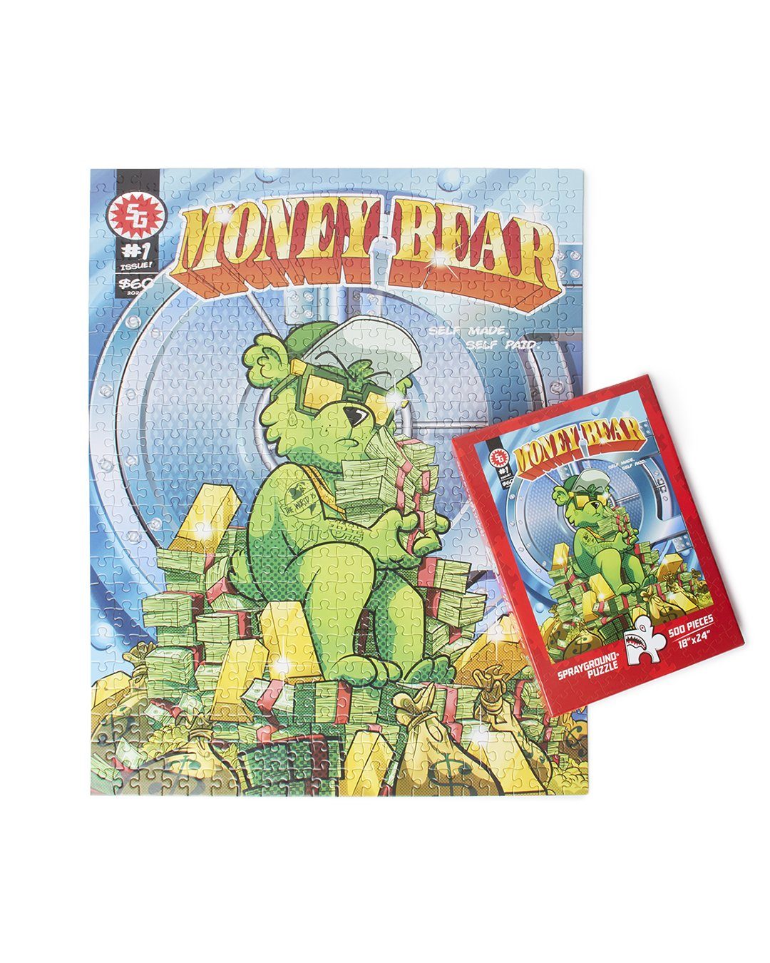 Limited Edition SPRAYGROUND MONEY BEAR PUZZLE 500 pcs