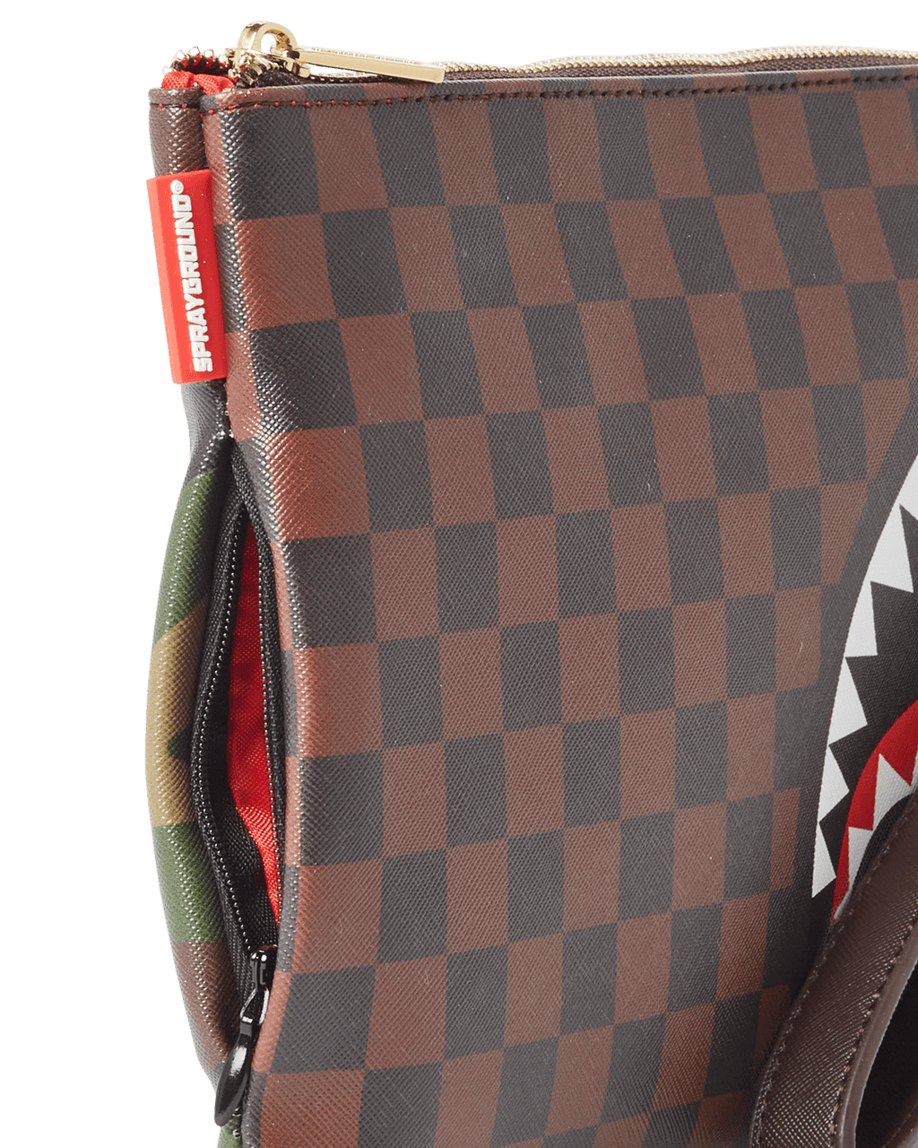 Limited Edition CHECKS IN CAMOFLAUGE CROSSOVER CLUTCH