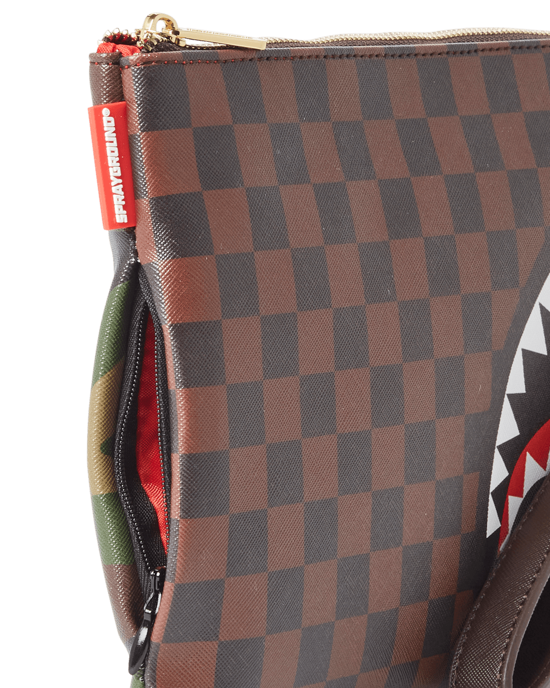 Limited Edition CHECKS IN CAMOFLAUGE CROSSOVER CLUTCH