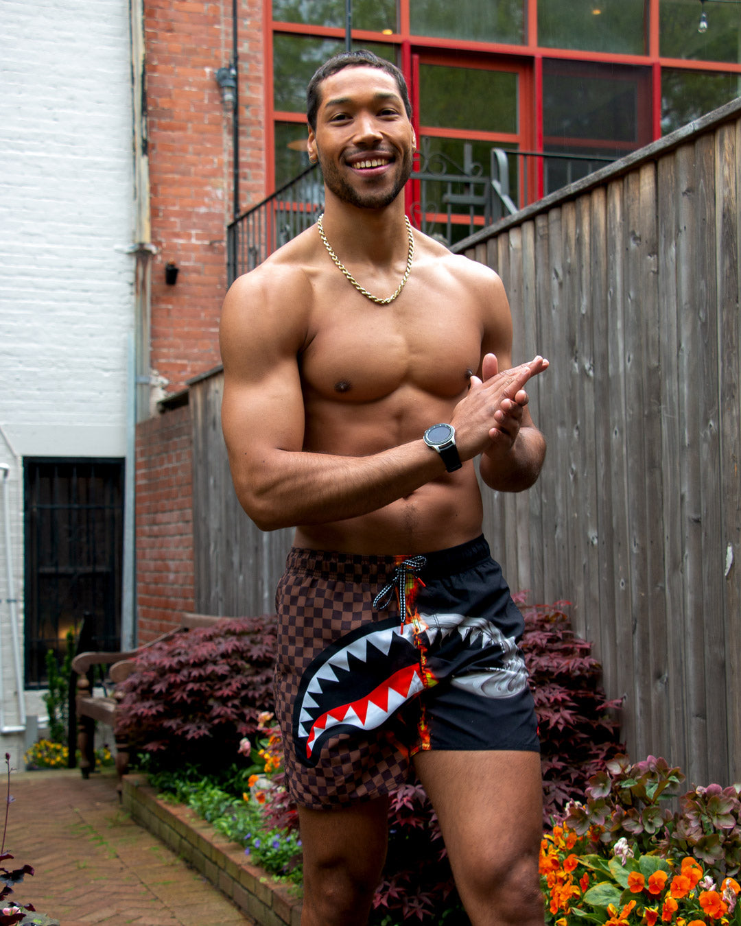 Limited Edition SHARKS IN PARIS UNSTOPPABLE SWIM TRUNKS