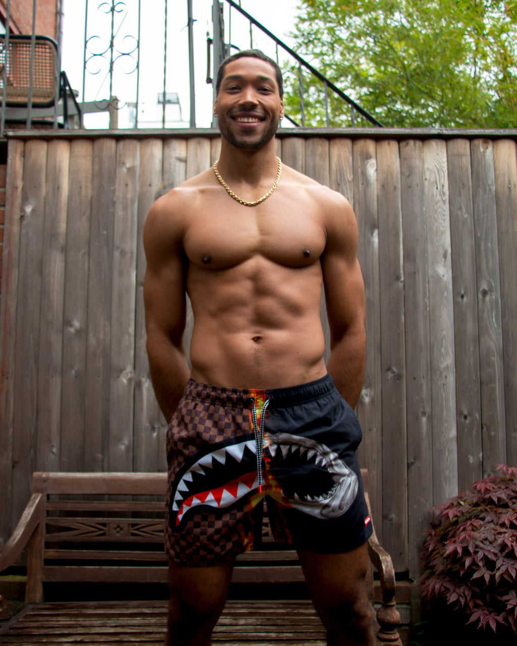 Limited Edition SHARKS IN PARIS UNSTOPPABLE SWIM TRUNKS