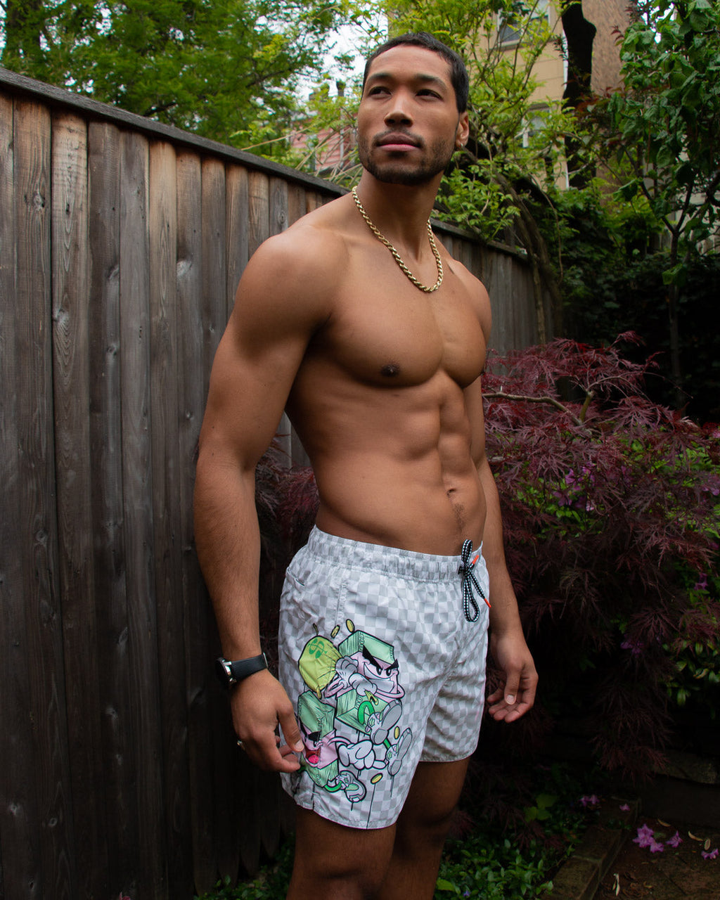 Limited Edition MONEY BOYS SANDBAR SWIM TRUNKS