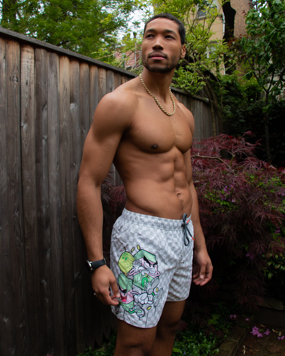 Limited Edition MONEY BOYS SANDBAR SWIM TRUNKS