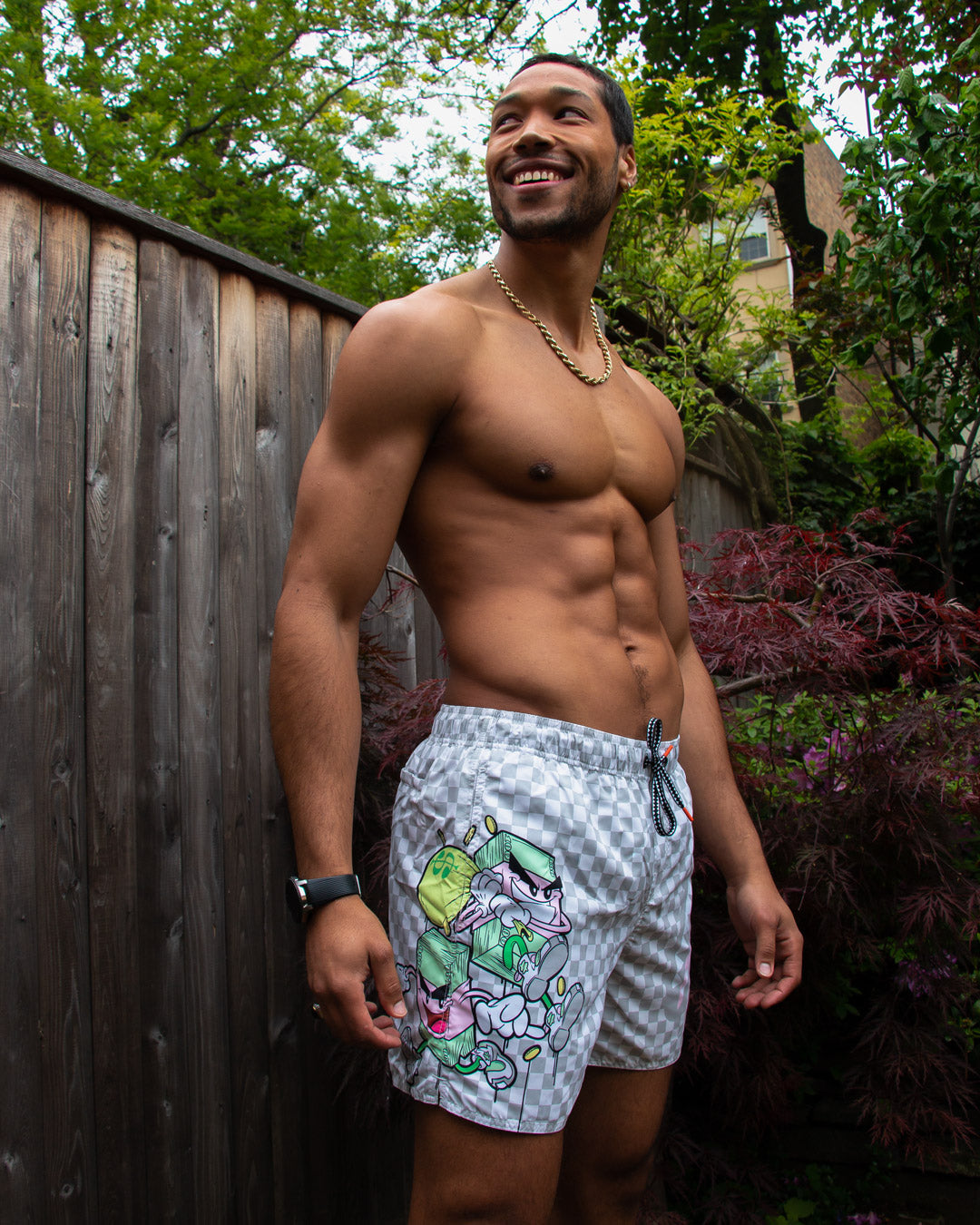 Limited Edition MONEY BOYS SANDBAR SWIM TRUNKS