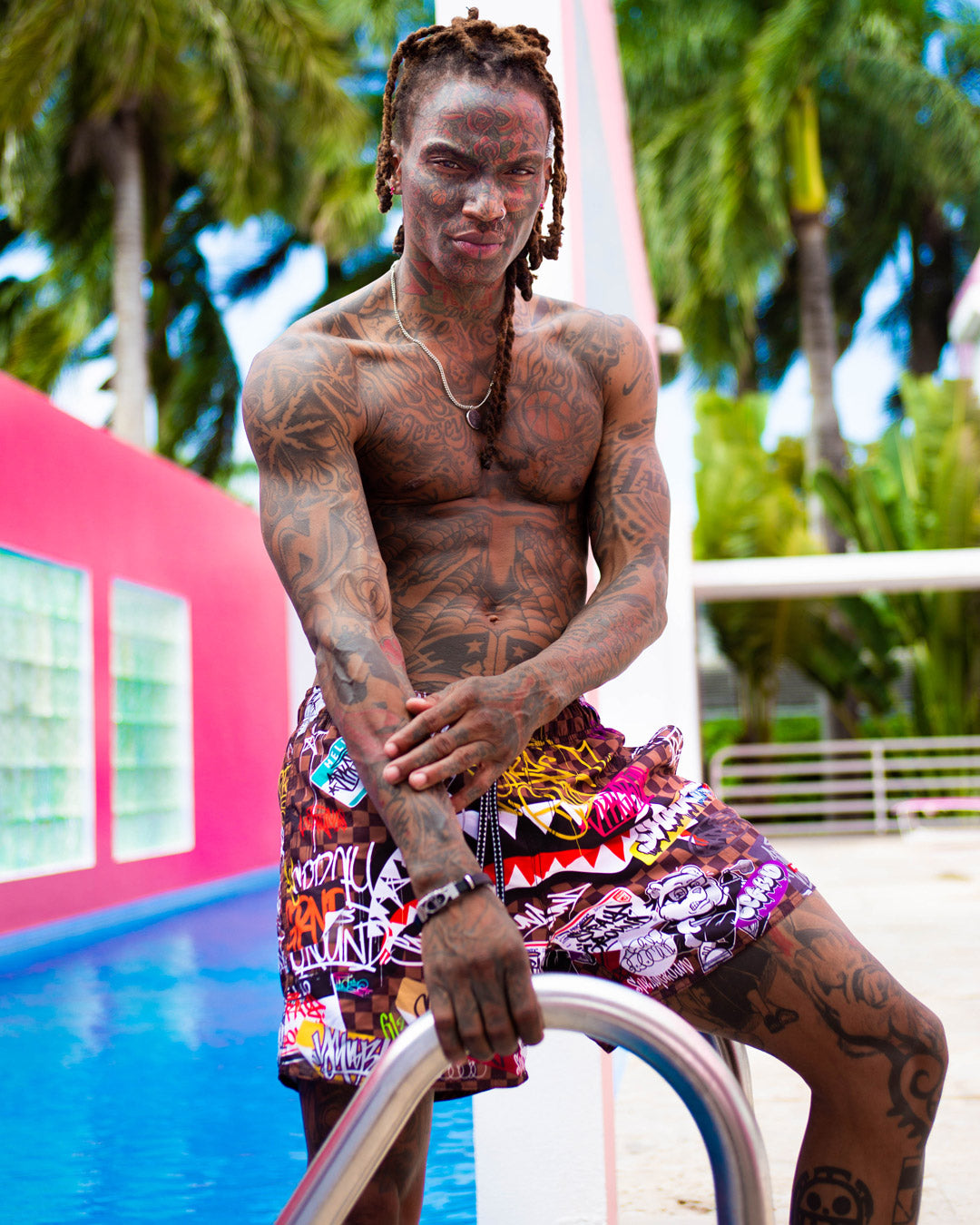 Limited Edition SHARKS IN PARIS JETSKI SWIM TRUNKS