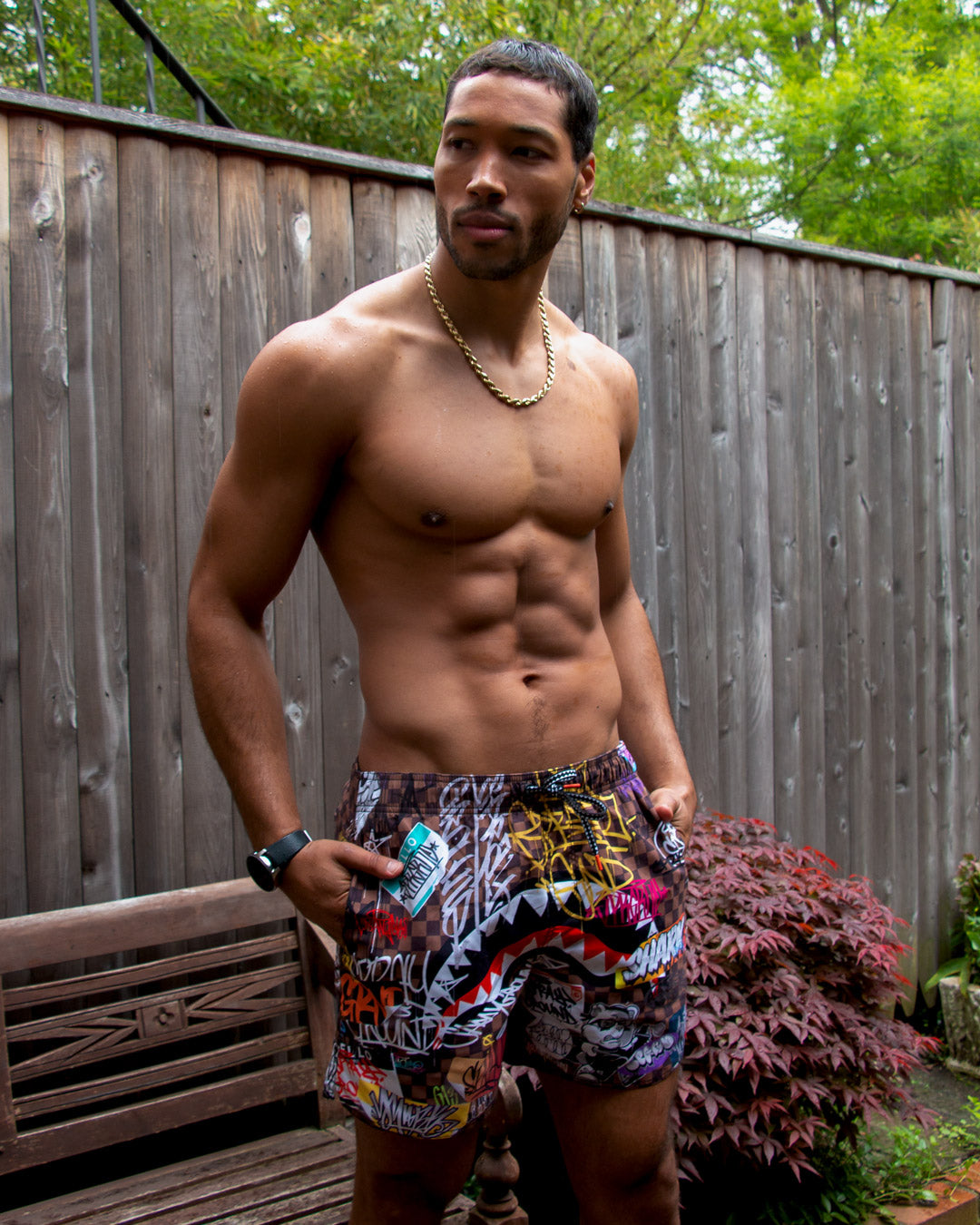 Limited Edition SHARKS IN PARIS JETSKI SWIM TRUNKS