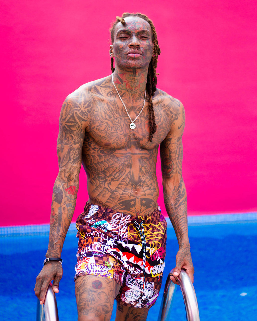 Limited Edition SHARKS IN PARIS JETSKI SWIM TRUNKS