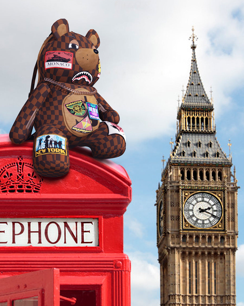 Limited Edition GLOBAL MOGUL MONEYBEAR TEDDYBEAR BACKPACK
