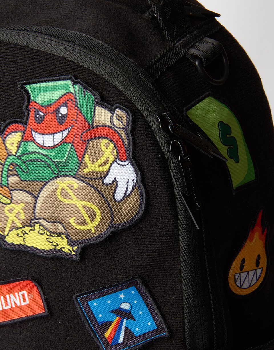 Limited Edition THE 32 REMOVABLE PATCHES VELCRO BACKPACK