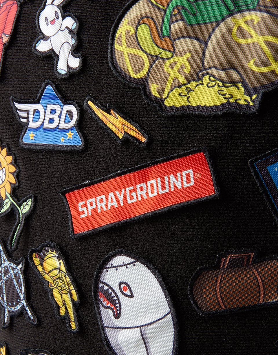 Limited Edition THE 32 REMOVABLE PATCHES VELCRO BACKPACK