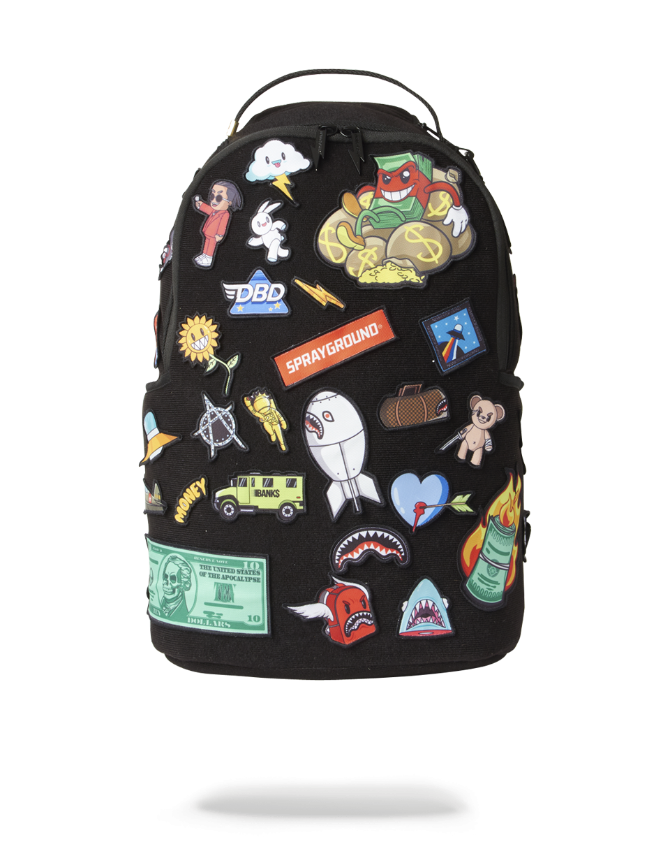 Limited Edition THE 32 REMOVABLE PATCHES VELCRO BACKPACK