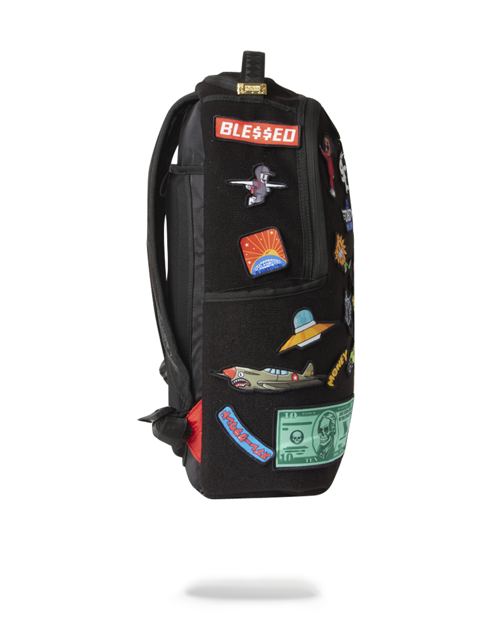 Limited Edition THE 32 REMOVABLE PATCHES VELCRO BACKPACK