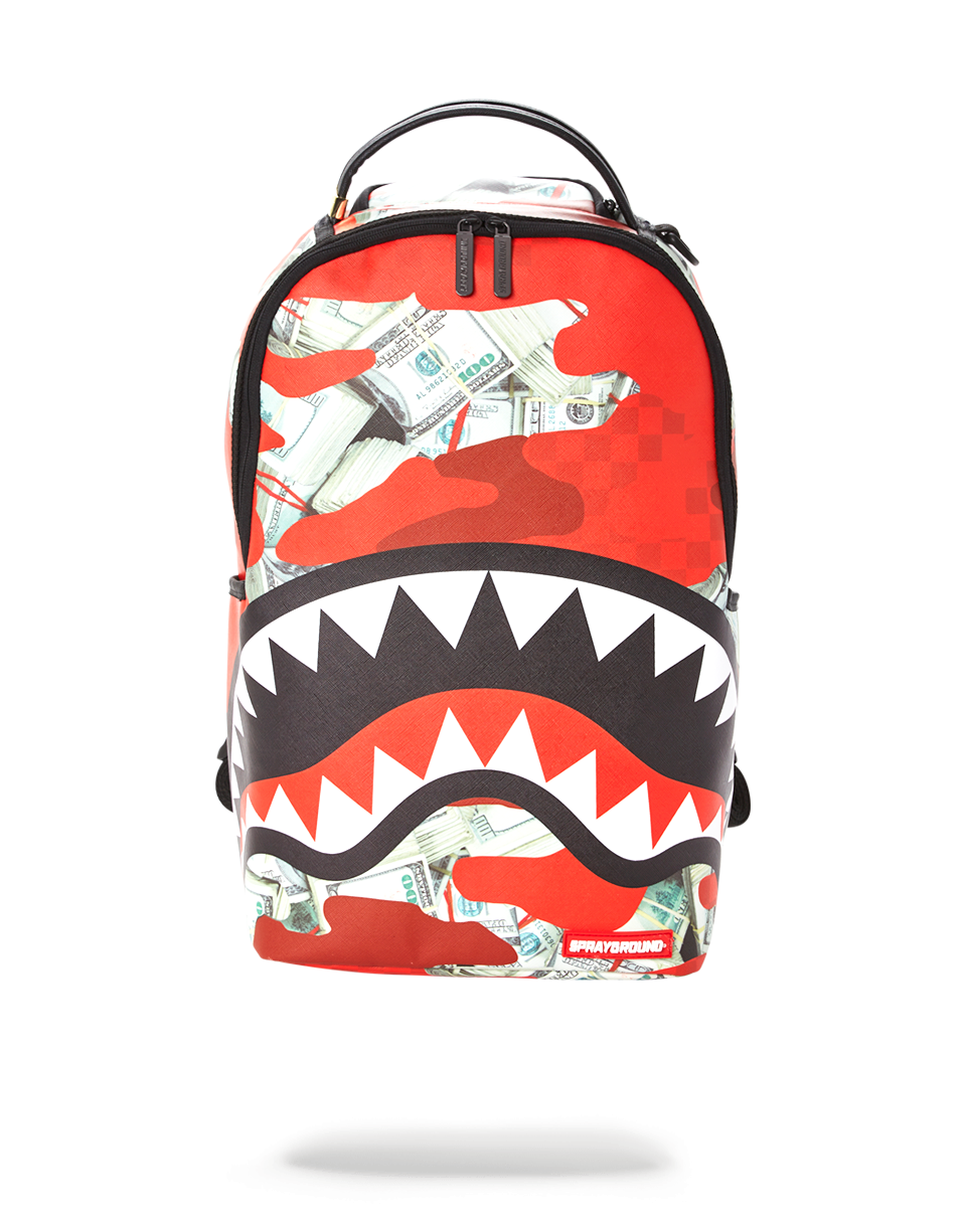 Limited Edition MONEY CAMO RED BACKPACK