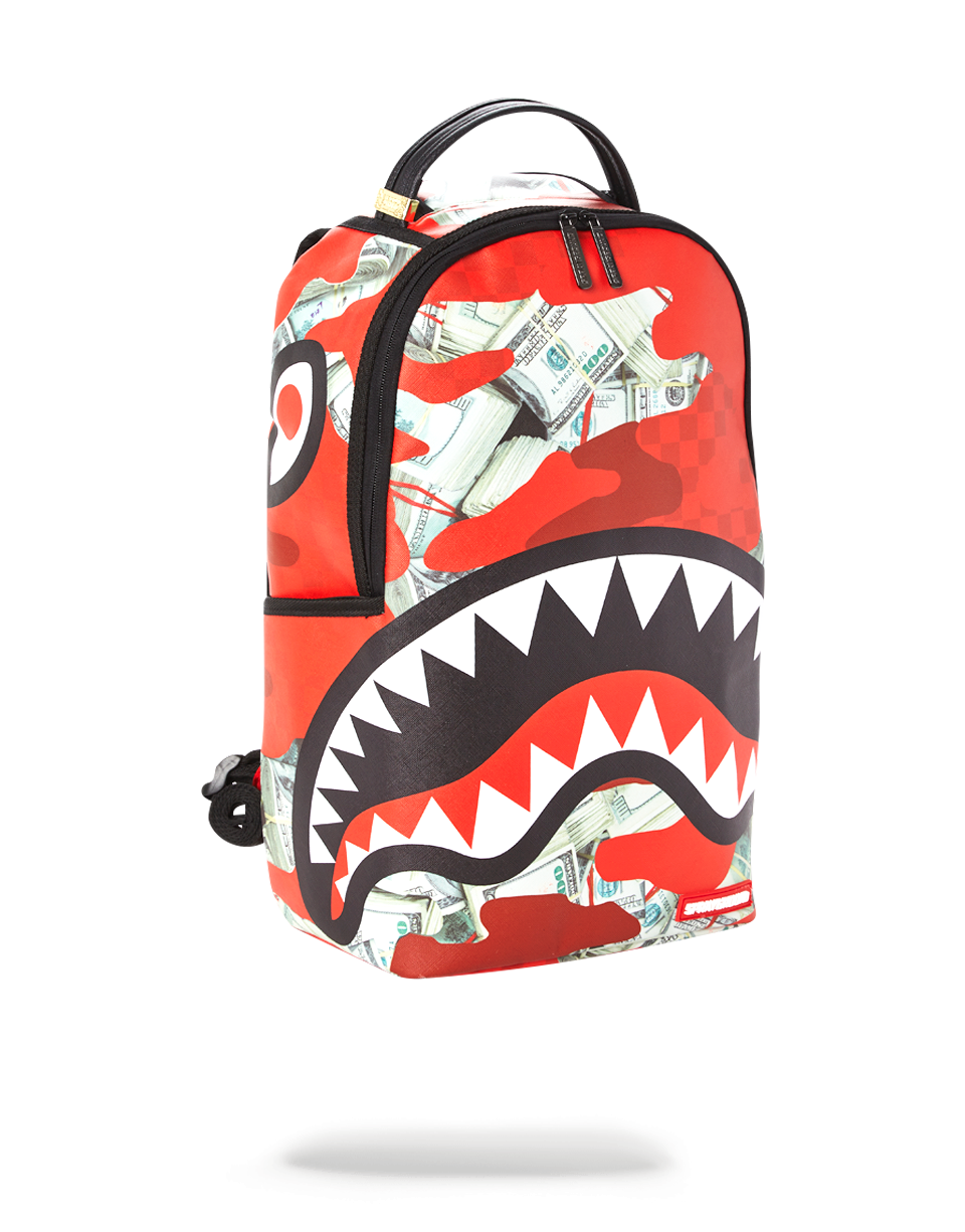 Limited Edition MONEY CAMO RED BACKPACK
