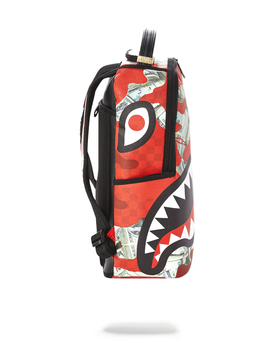 Limited Edition MONEY CAMO RED BACKPACK