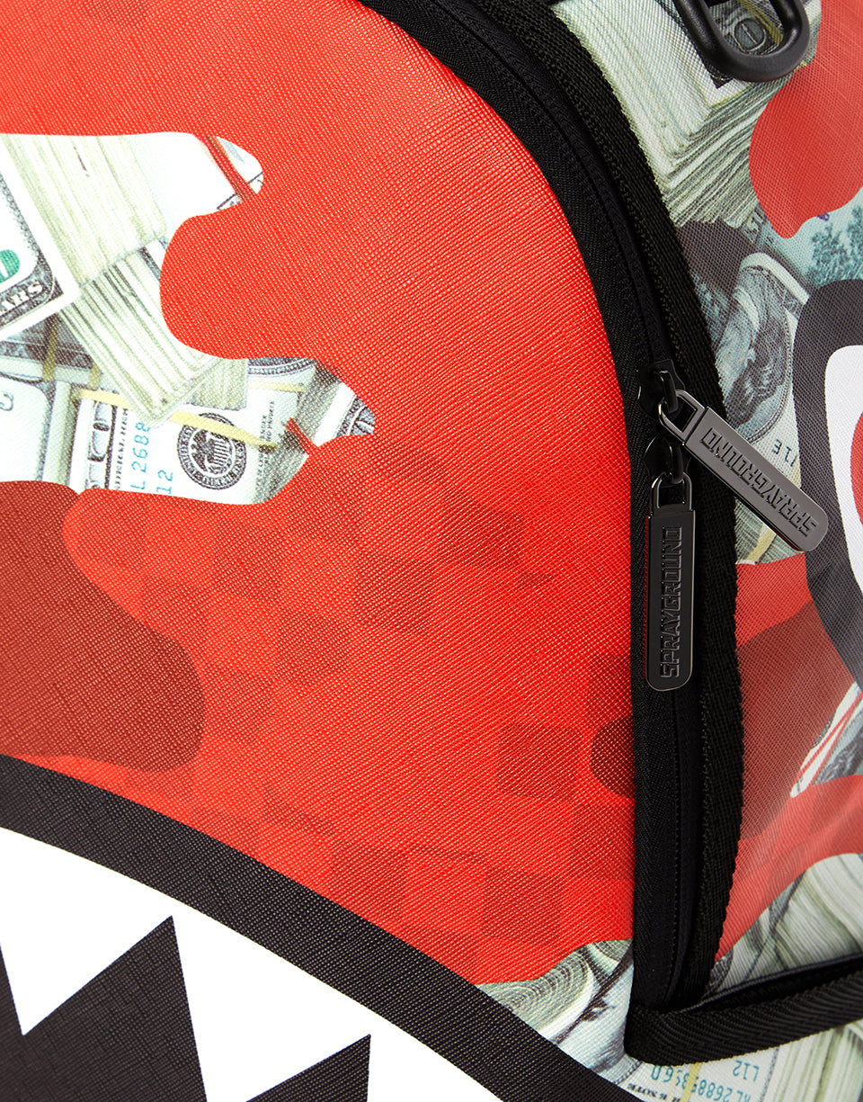 Limited Edition MONEY CAMO RED BACKPACK