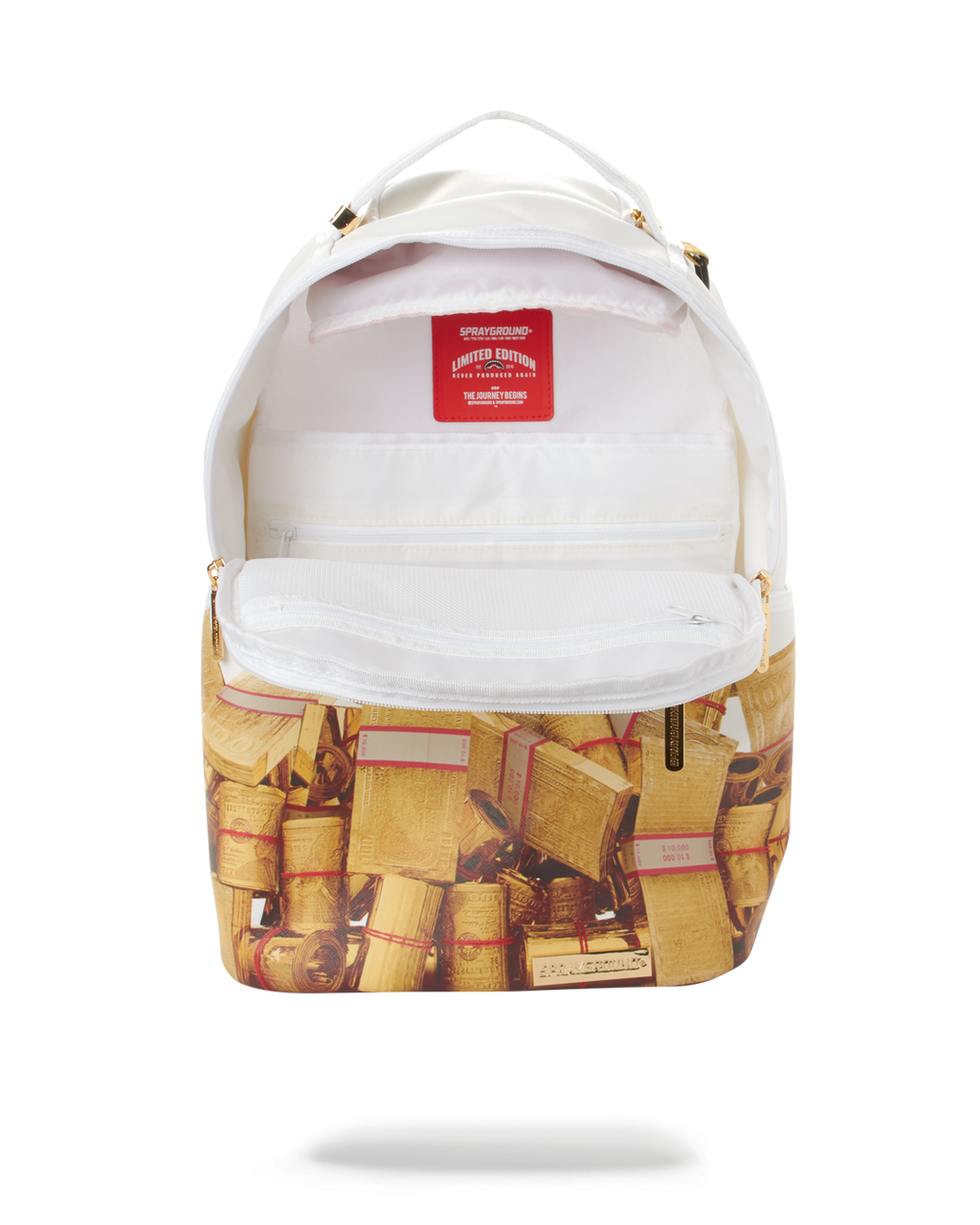 Limited Edition GOLD MONEY BRICKS DLXV BACKPACK