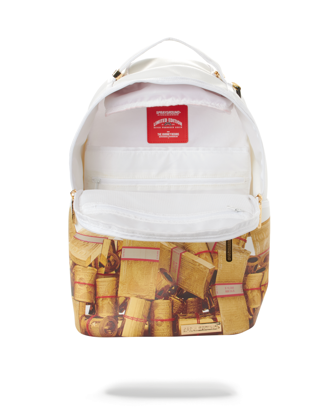 Limited Edition GOLD MONEY BRICKS DLXV BACKPACK