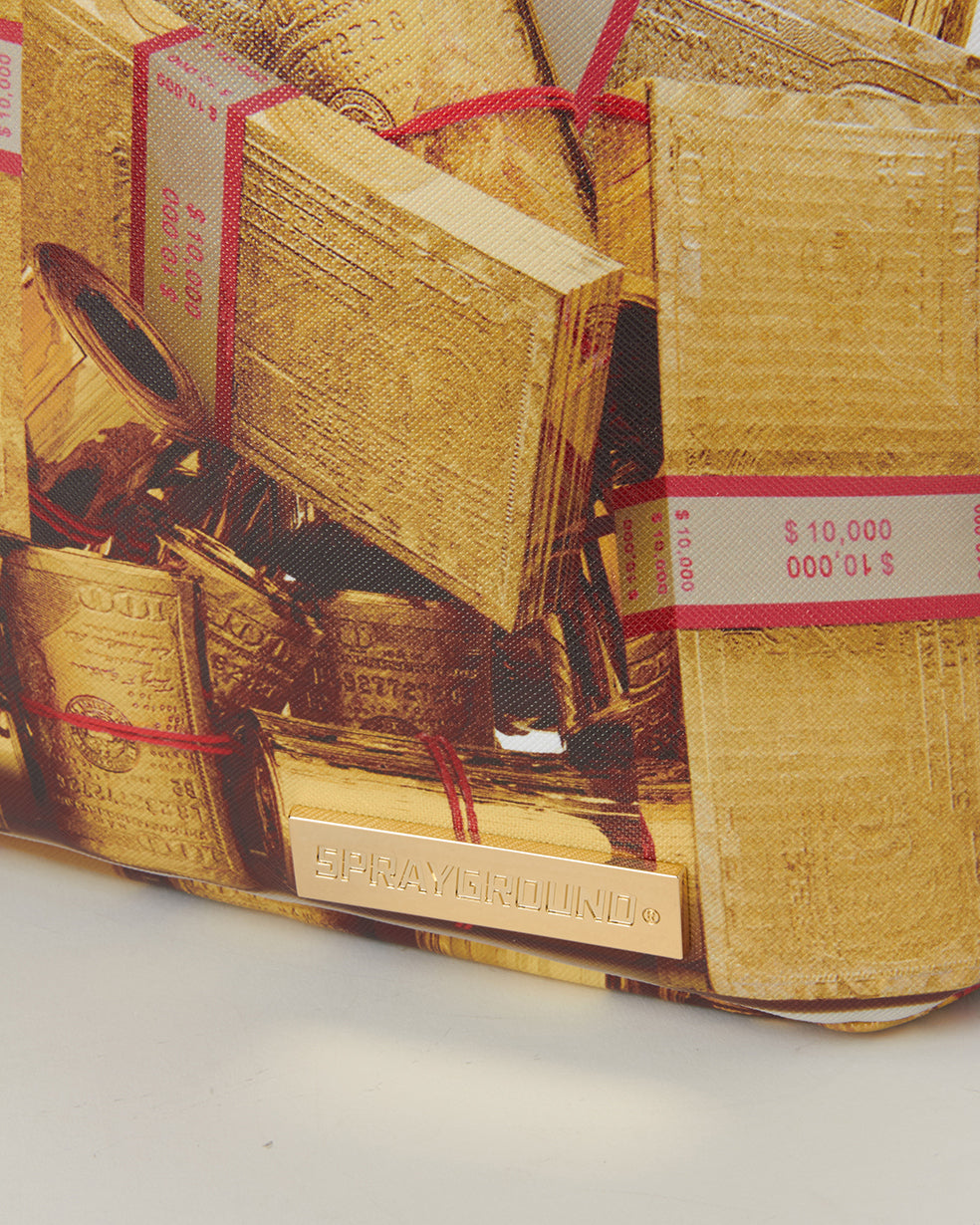 Limited Edition GOLD MONEY BRICKS DLXV BACKPACK
