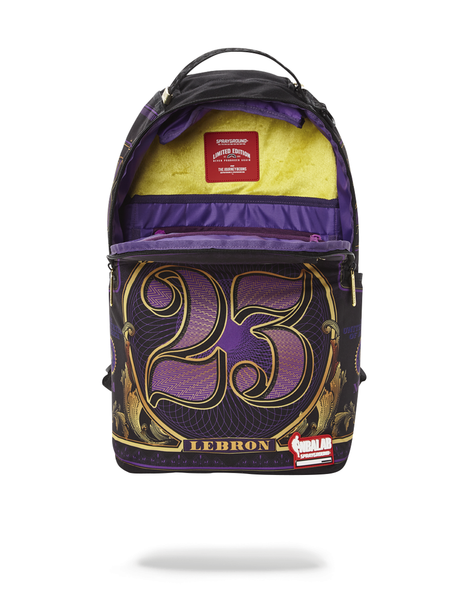 Limited Edition NBA LEBRON MONEY BACKPACK