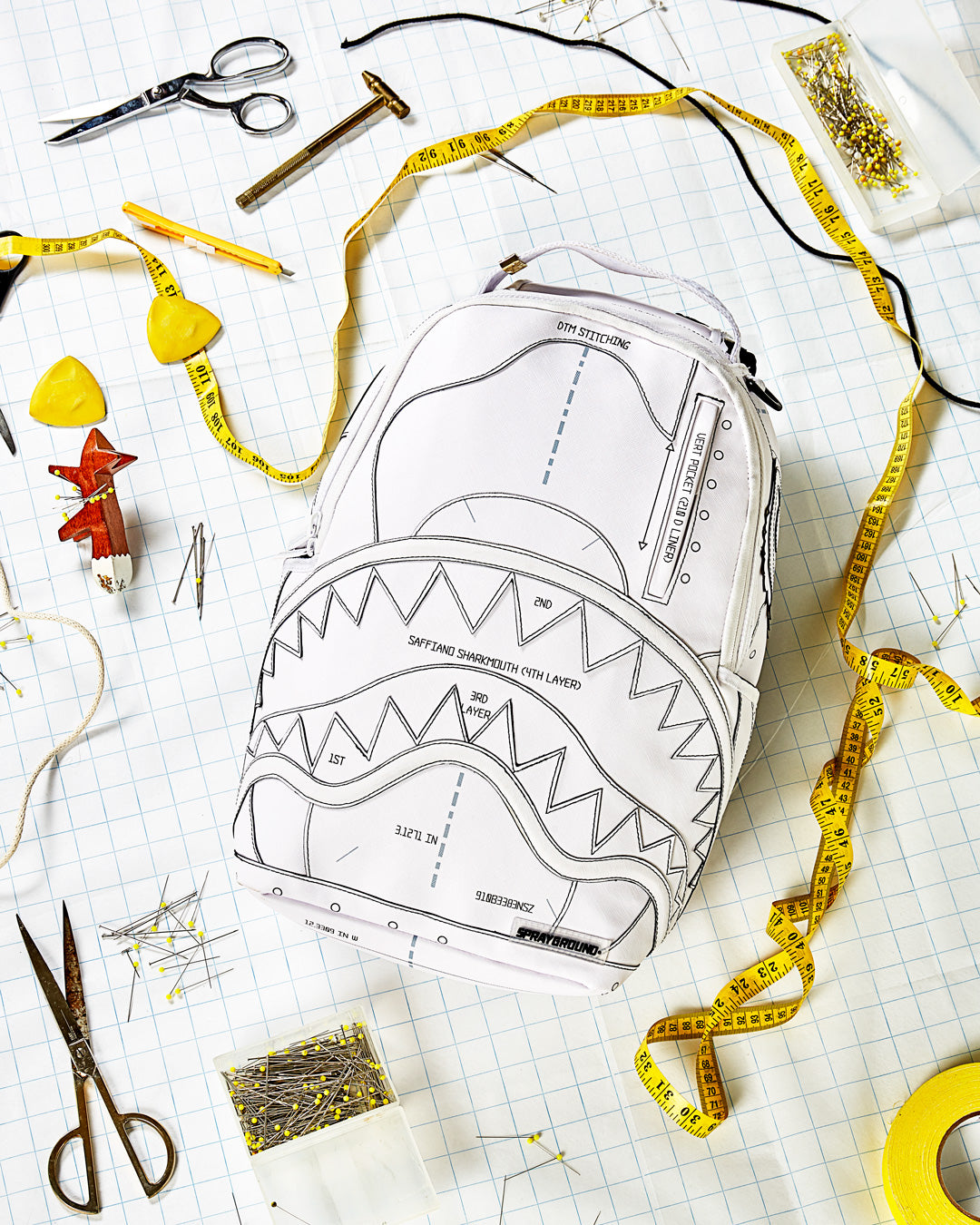 Limited Edition TECHNICAL CUT & SHARK BACKPACK DLXV
