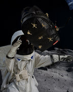 Limited Edition THE LOST IN SPACE BACKPACK 10 3D GOLD METAL ASTRONAUTS