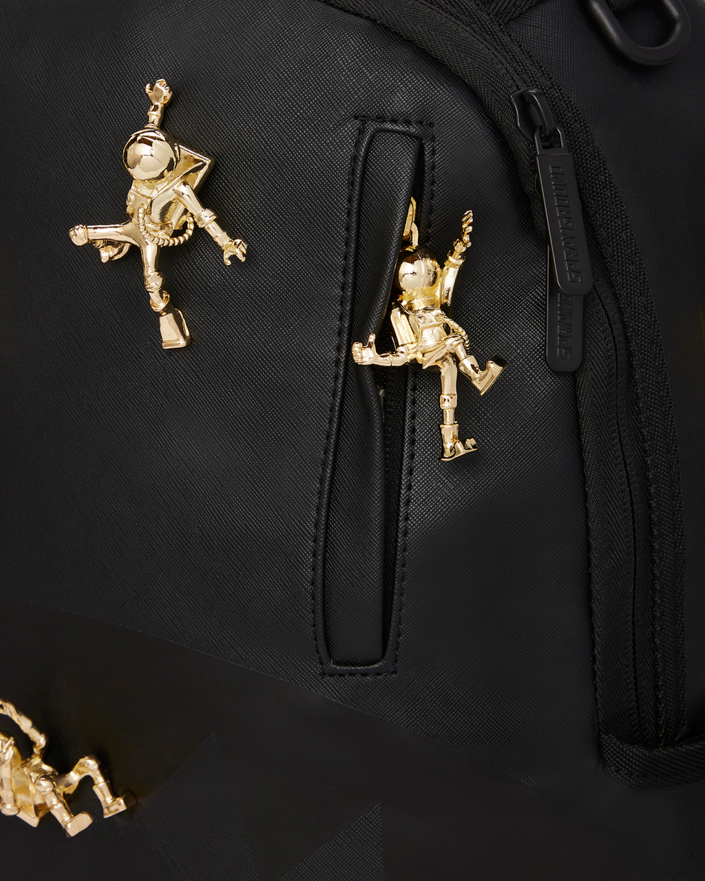 Limited Edition THE LOST IN SPACE BACKPACK 10 3D GOLD METAL ASTRONAUTS