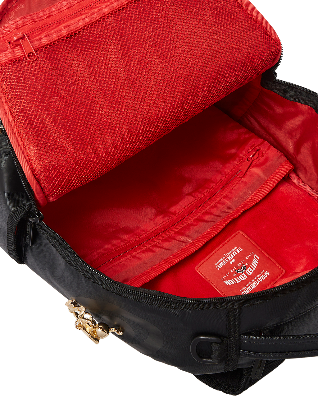 Limited Edition THE LOST IN SPACE BACKPACK 10 3D GOLD METAL ASTRONAUTS