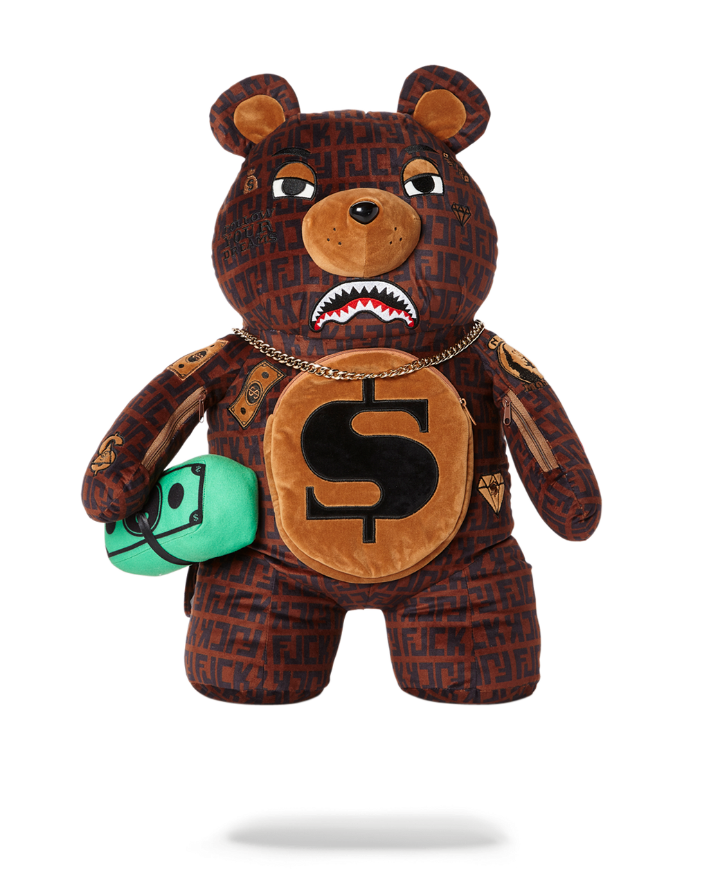 Limited Edition OFFENDED MONEYBEAR TEDDYBEAR BACKPACK