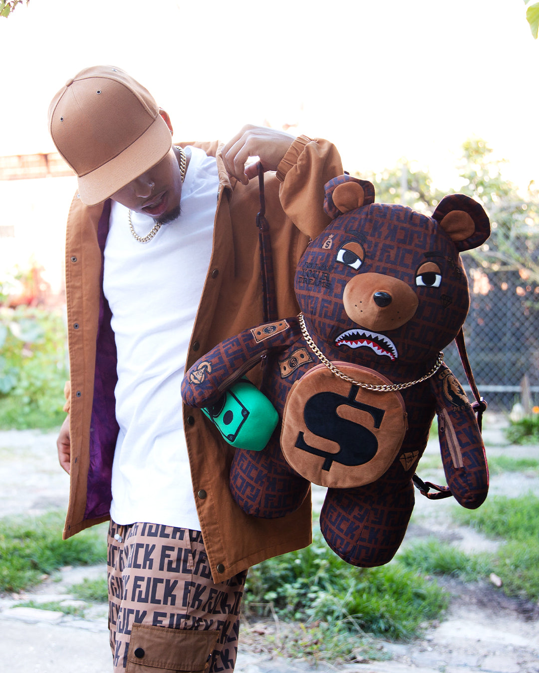 Limited Edition OFFENDED MONEYBEAR TEDDYBEAR BACKPACK