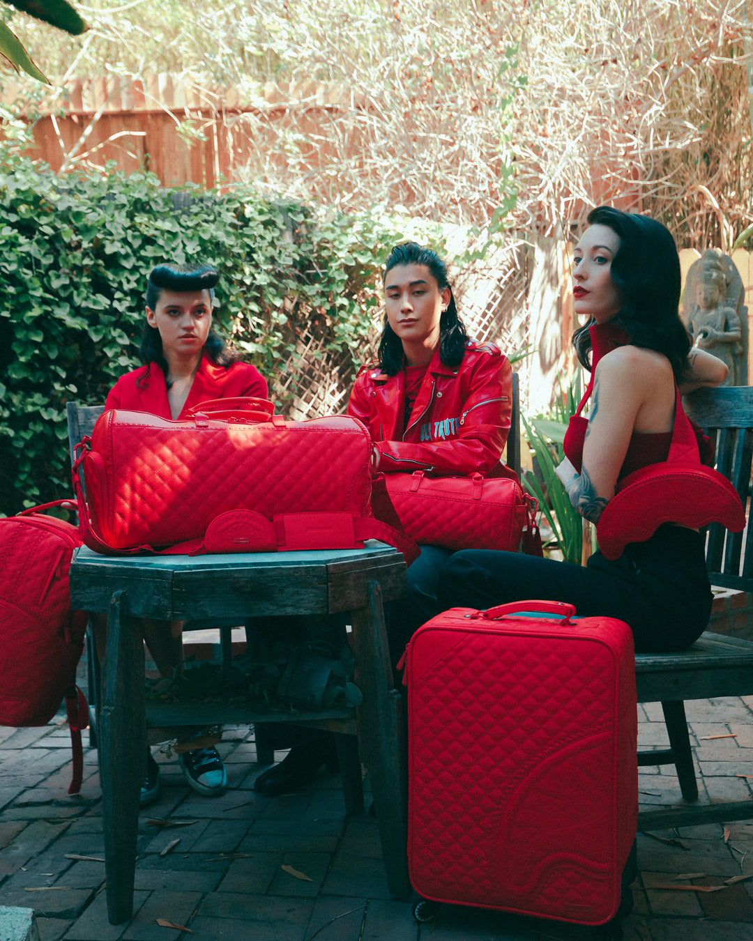 Limited Edition RED RIVIERA SHARK POUCH
