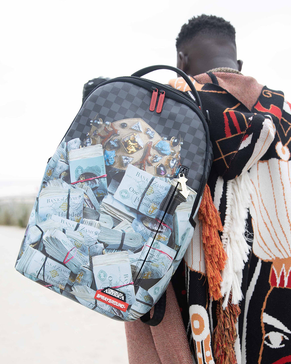 Limited Edition BANK STACKS OF ZAMUNDA COMING 2 AMERICA BACKPACK