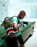 Limited Edition CAMO DRIP SHARKS IN PARIS BACKPACK DLXV