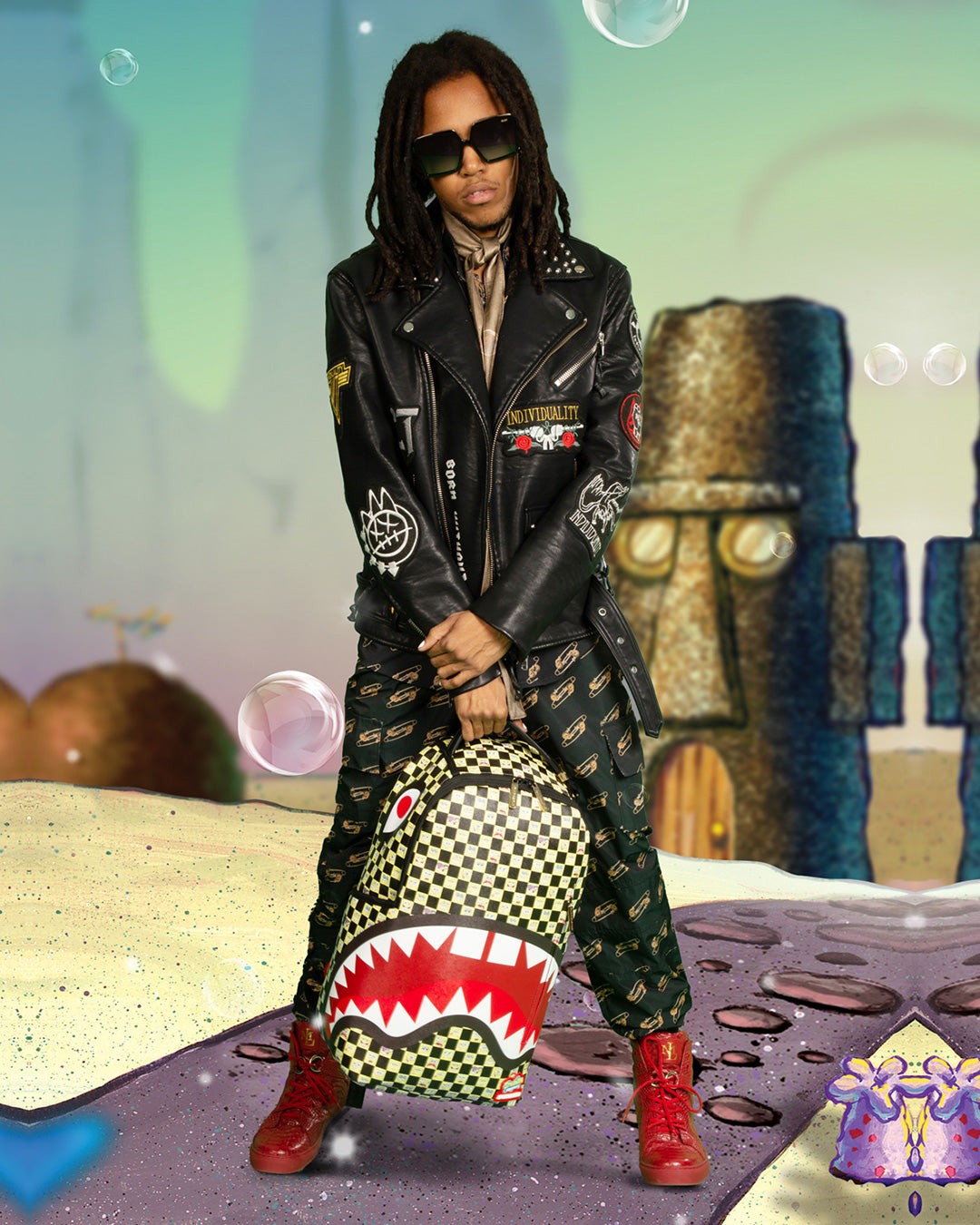 Limited Edition SPONGEBOB CHECKERED BACKPACK DLXR