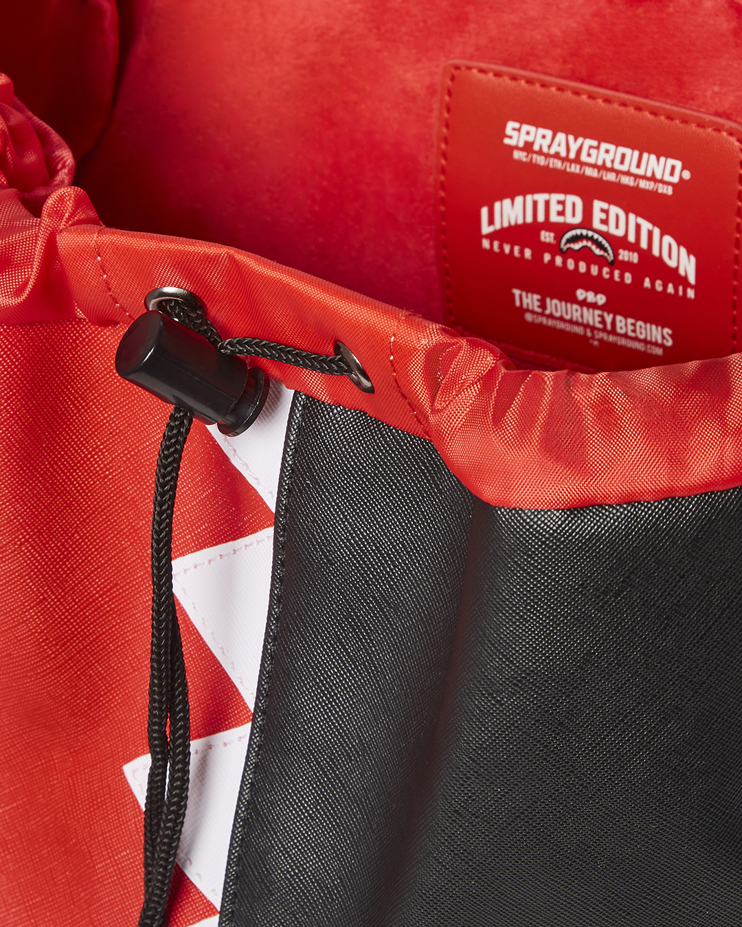 Limited Edition VERTICAL SHARK CUT & SEW HILLS BACKPACK