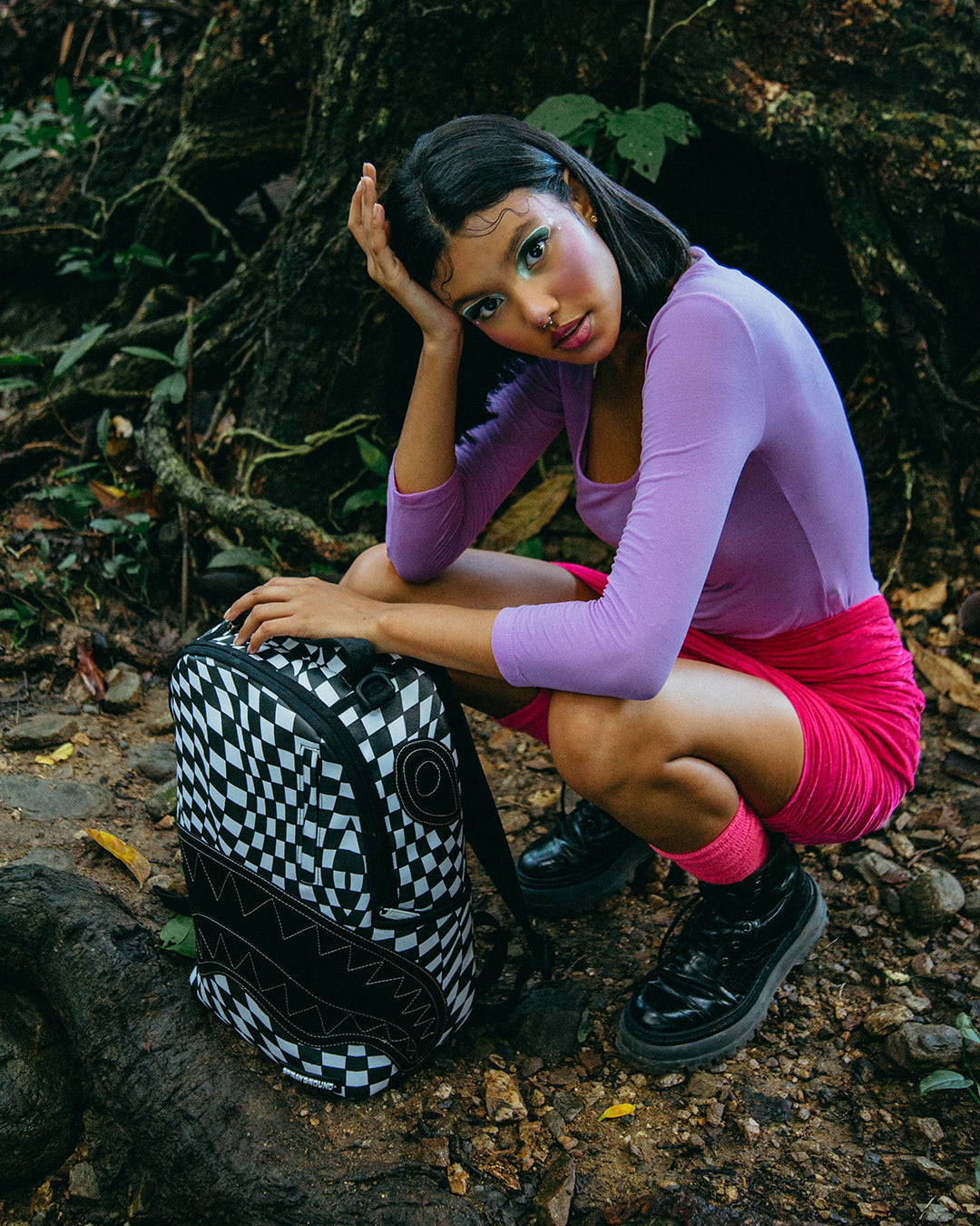 Limited Edition TRIPPY CHECK DLX BACKPACK