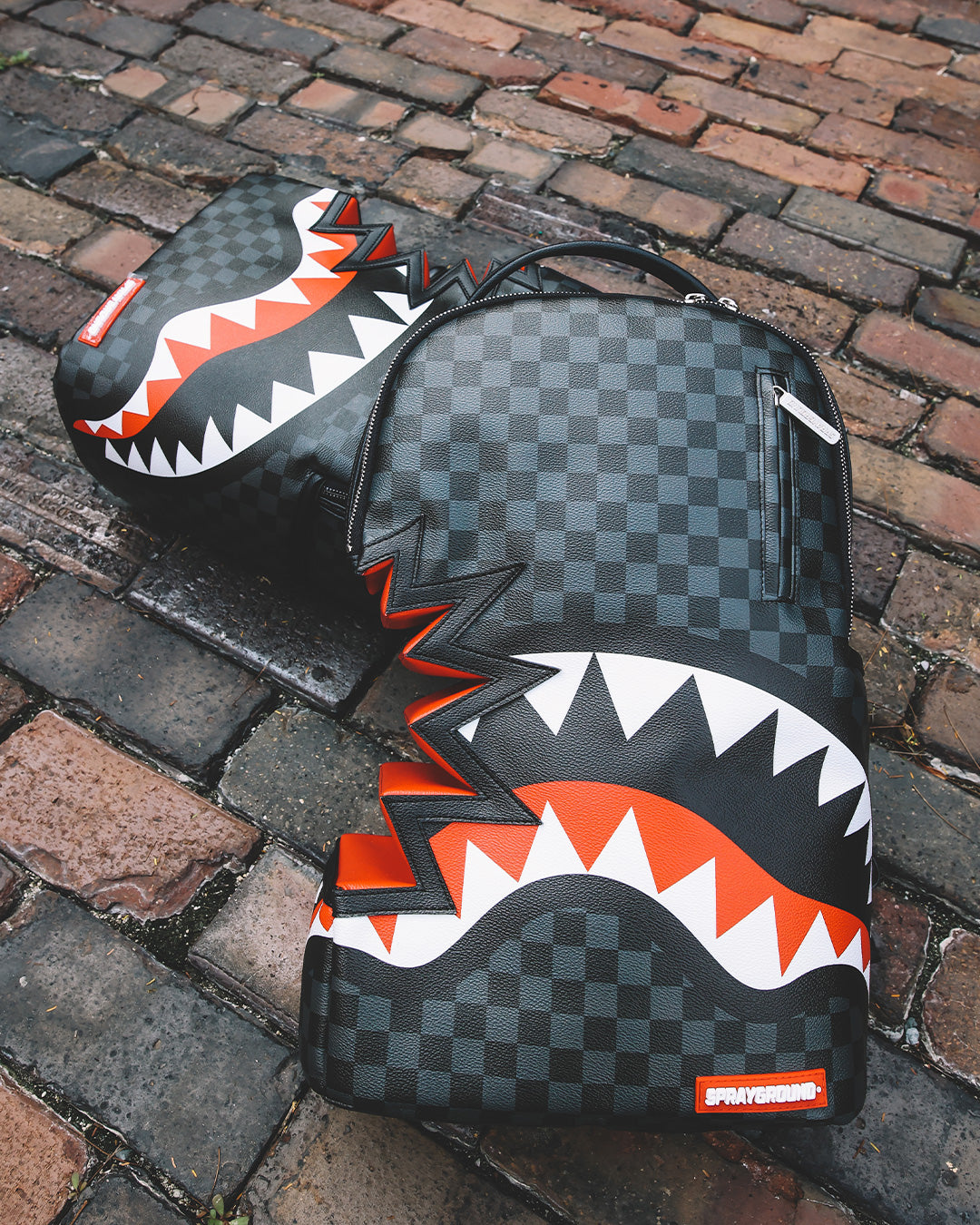 Limited Edition SHARK BITE SHARKS IN PARIS GRAY BACKPACK DLXV