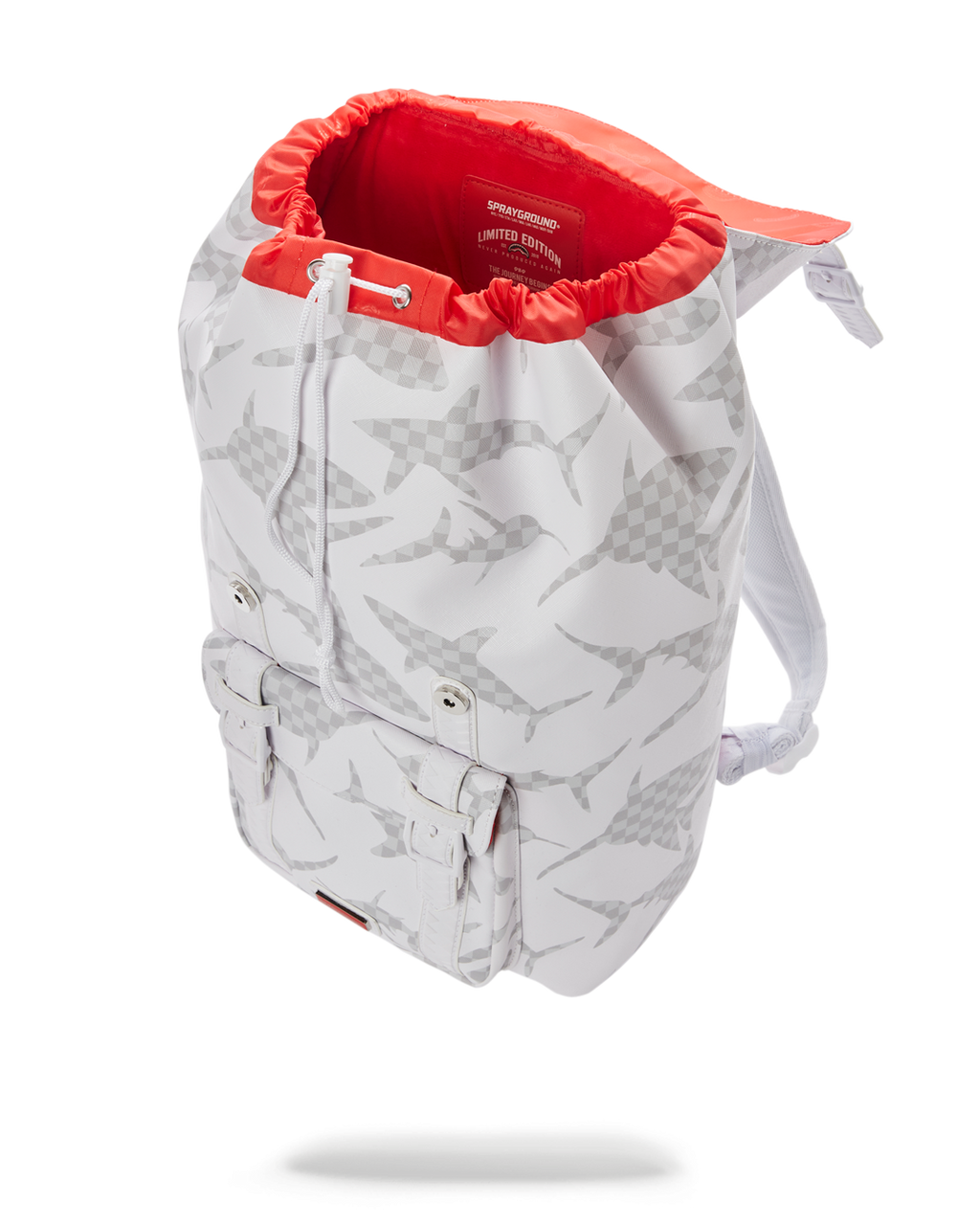 Limited Edition SHARK CHECK WHITE HILLS BACKPACK