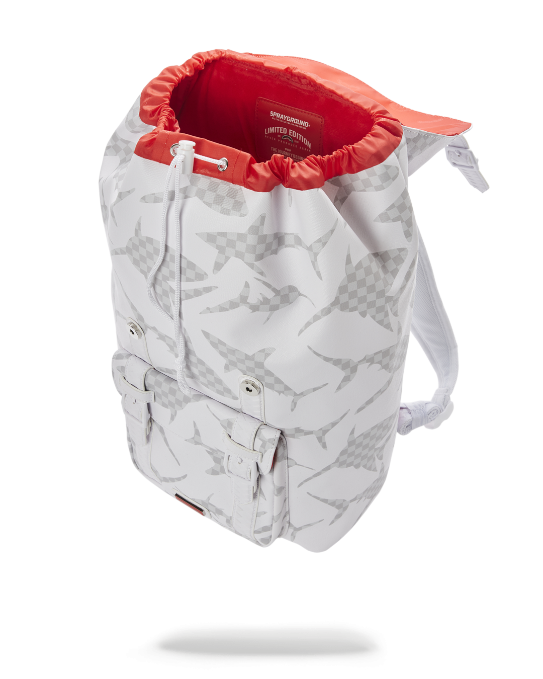 Limited Edition SHARK CHECK WHITE HILLS BACKPACK