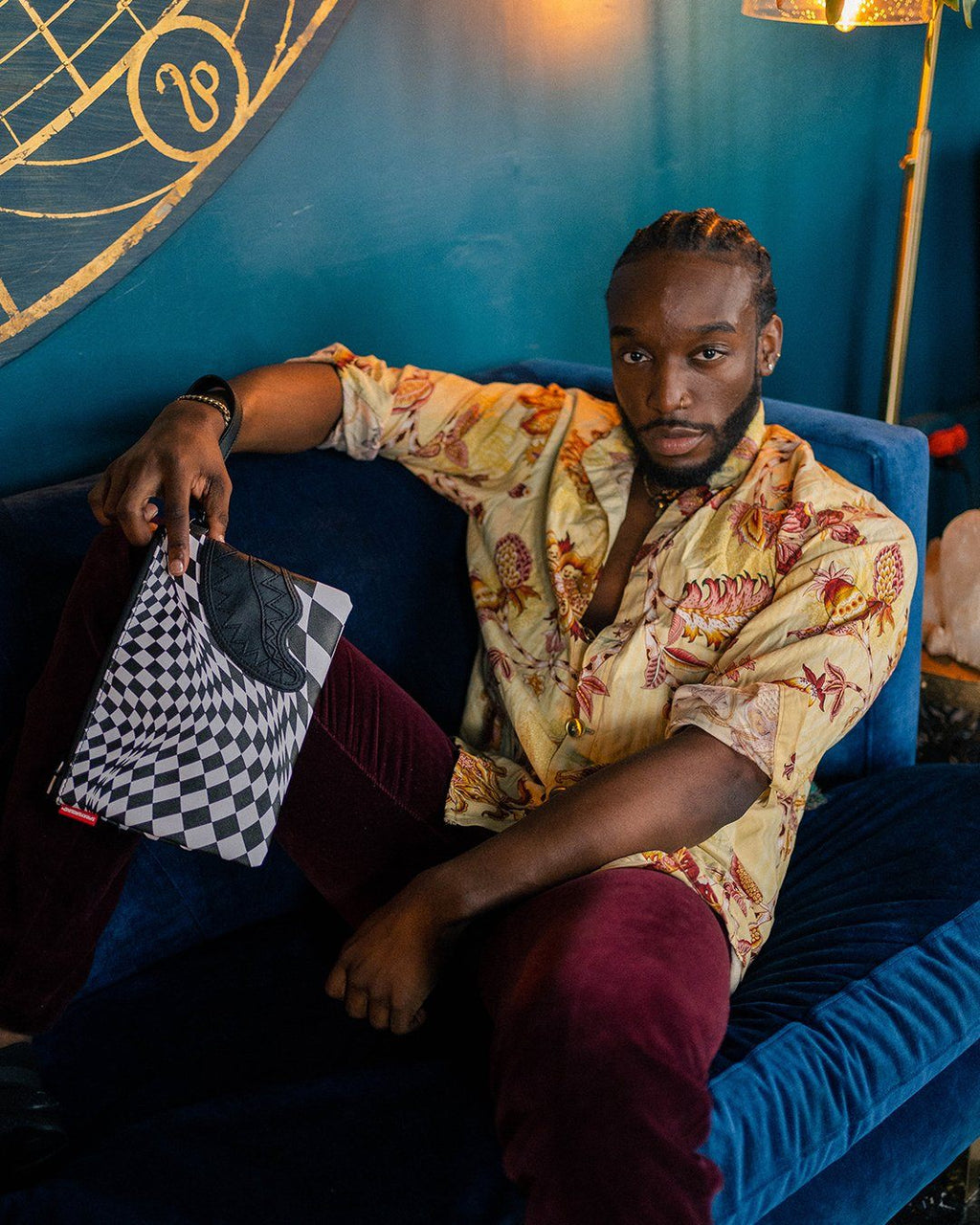 Limited Edition TRIPPY CHECK CROSSOVER CLUTCH