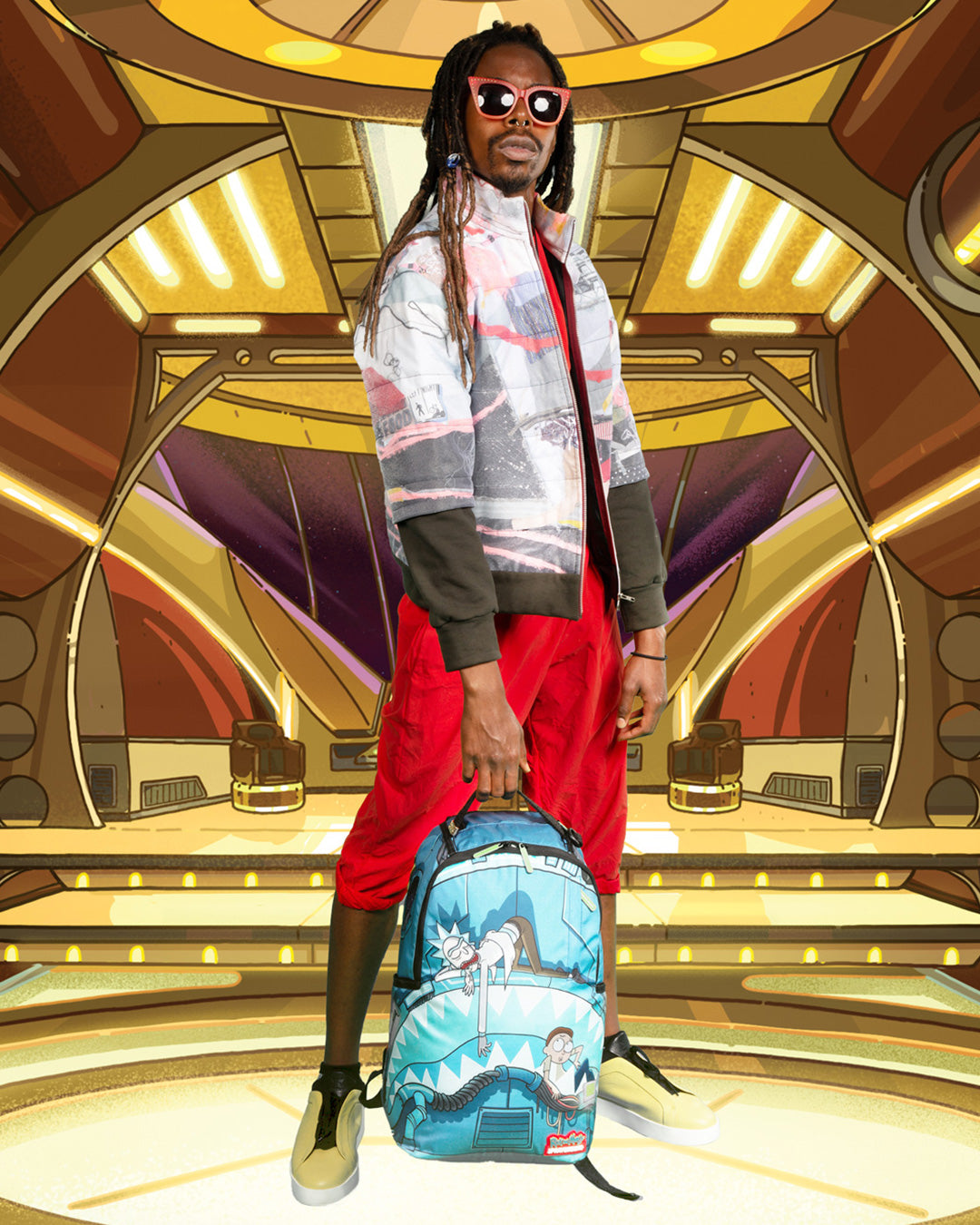 Limited Edition RICK & MORTY NAPSACK BACKPACK DLXR