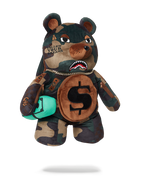 Limited Edition CAMOCHECK MONEYBEAR TEDDYBEAR BACKPACK