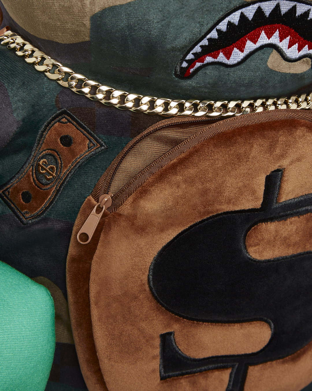 Limited Edition CAMOCHECK MONEYBEAR TEDDYBEAR BACKPACK