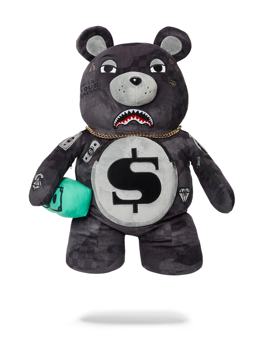 Limited Edition 3AM NEVER SLEEP MONEYBEAR TEDDYBEAR BACKPACK