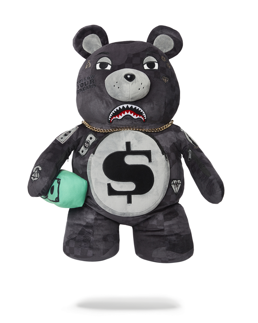 Limited Edition 3AM NEVER SLEEP MONEYBEAR TEDDYBEAR BACKPACK