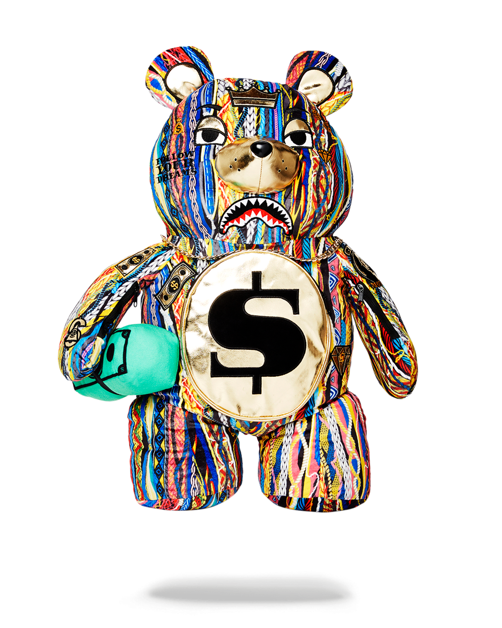 Limited Edition THE GOLDEN AGE MONEYBEAR TEDDYBEAR BACKPACK