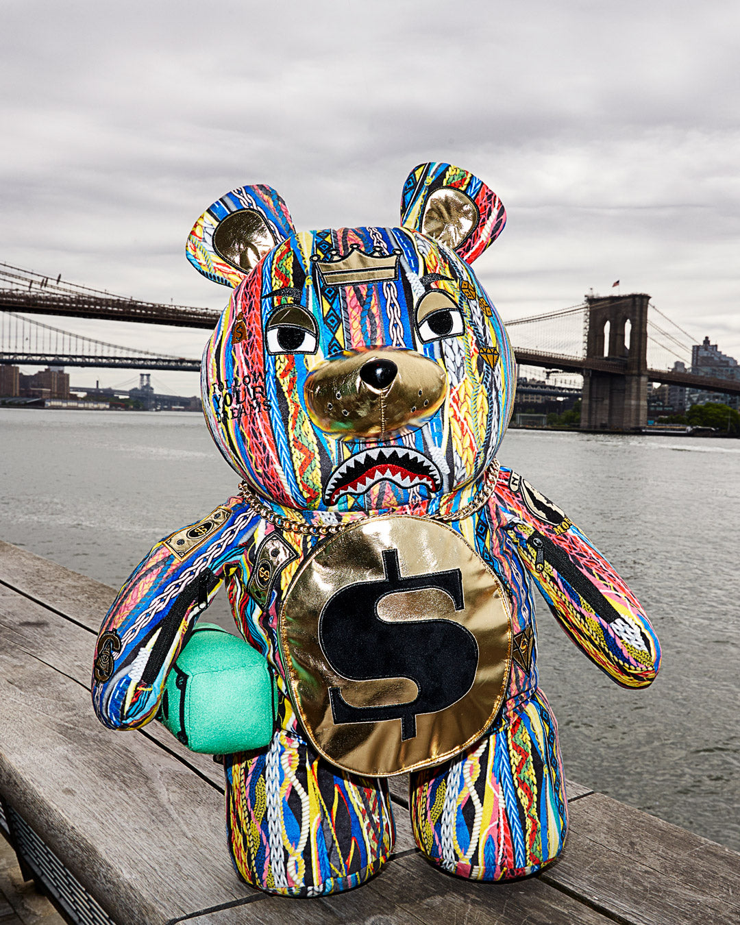 Limited Edition THE GOLDEN AGE MONEYBEAR TEDDYBEAR BACKPACK