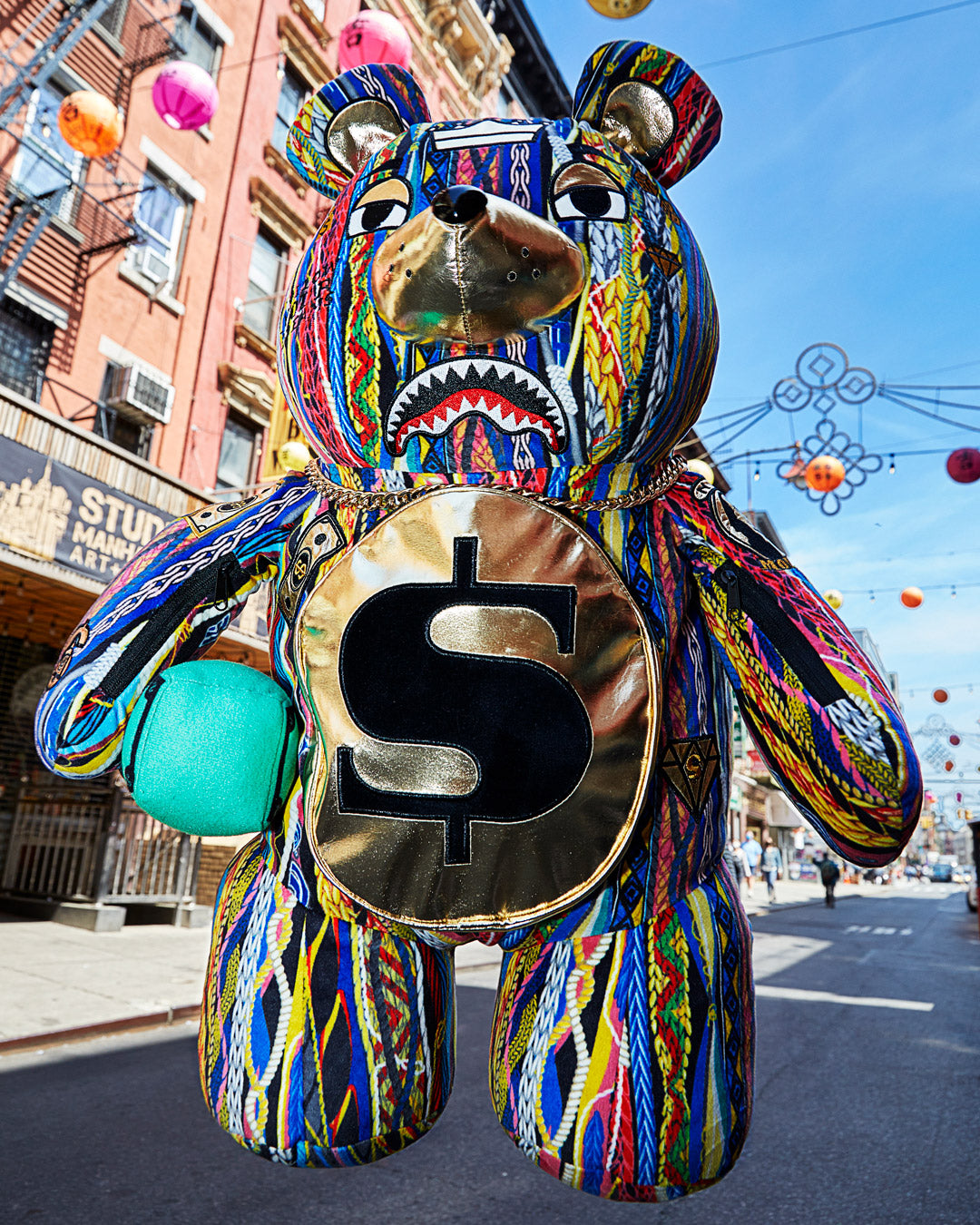 Limited Edition THE GOLDEN AGE MONEYBEAR TEDDYBEAR BACKPACK