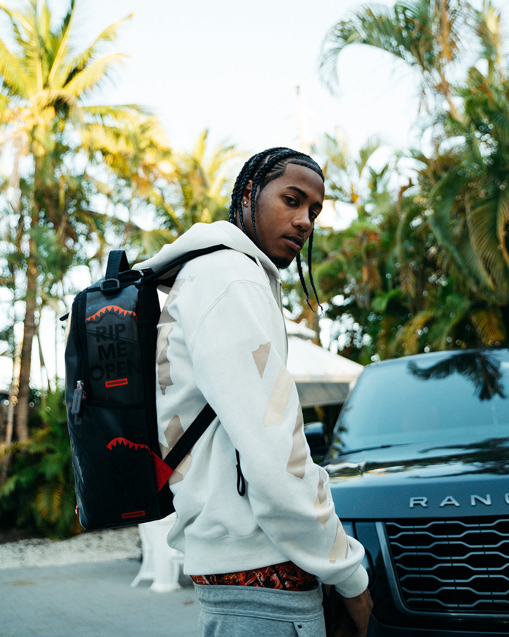 Limited Edition RIP ME OPEN BACKPACK FROSTED TRANSPARENT